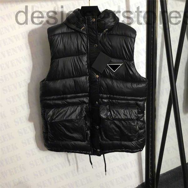 women's down & parkas designer men women vest coat with triangle badge sleeveless womens designer jackets winter keep warm outerwear co, Black
women's down & parkas designer men women vest coat with triangle badge sleeveless womens designer jackets winter keep warm outerwear co, Black