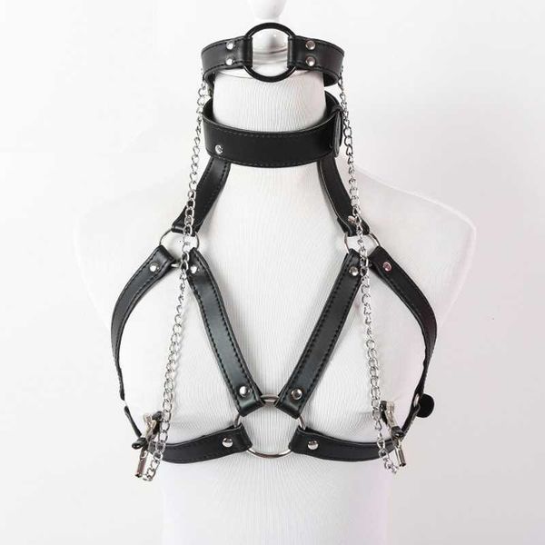 toys massager faux leather lingerie breast binder bra and mouth gag with nipple clamps female body harness fetish restraint costume
toys massager faux leather lingerie breast binder bra and mouth gag with nipple clamps female body harness fetish restraint costume