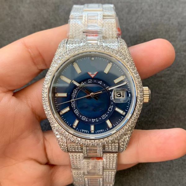 diamond watch men watches 904l steel strap sapphire glass lens waterproof cz diamond fully automatic mechanical movement waterproof 50 meter, Slivery;brown
diamond watch men watches 904l steel strap sapphire glass lens waterproof cz diamond fully automatic mechanical movement waterproof 50 meter, Slivery;brown