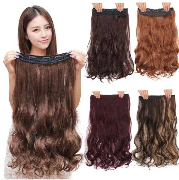 22-inch fashionable clip-in hair extensions with five cards curly matte high-temperature silk material various styles available, Black;brown
22-inch fashionable clip-in hair extensions with five cards curly matte high-temperature silk material various styles available, Black;brown