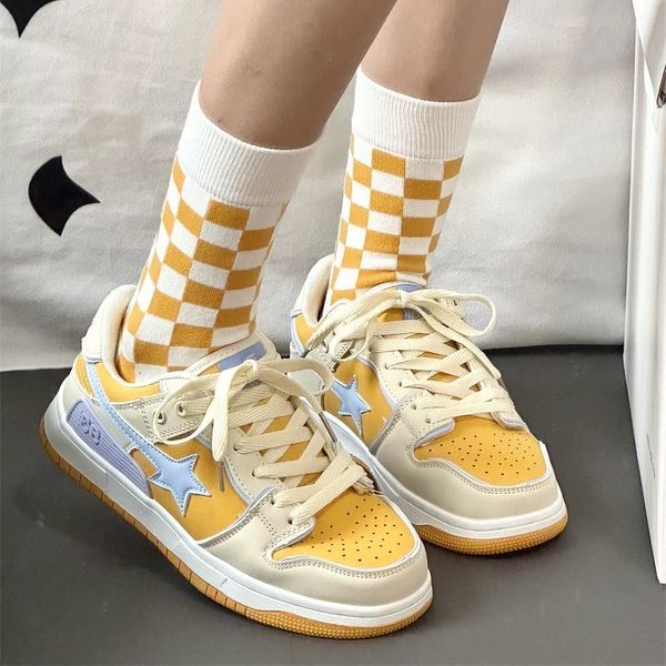 harajuku fashion women sneakers luxury designer vintage star pattern casual skateboard shoes platform sports new footwear, Black
harajuku fashion women sneakers luxury designer vintage star pattern casual skateboard shoes platform sports new footwear, Black