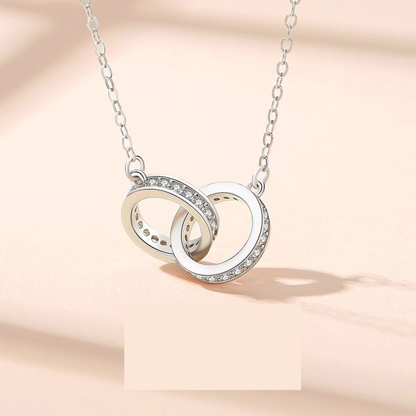 luxury fashion necklace designer jewelry party sterling silver double rings diamond pendant rose gold necklaces for women fancy dress long c
luxury fashion necklace designer jewelry party sterling silver double rings diamond pendant rose gold necklaces for women fancy dress long c