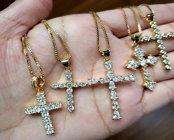 ns1082 diamond christian religion jewelry gold plated stainless steel chain cz micro pave cross pendant necklace1542088, Silver
ns1082 diamond christian religion jewelry gold plated stainless steel chain cz micro pave cross pendant necklace1542088, Silver