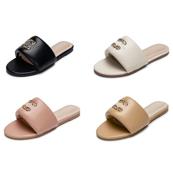 casual shoes designer women slippers sheepskin anagram luxury leather rubber padded flat metal buckle slippers lady cute slides holiday fash, Black
casual shoes designer women slippers sheepskin anagram luxury leather rubber padded flat metal buckle slippers lady cute slides holiday fash, Black
