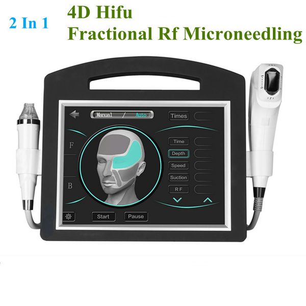 2 in 1 4d hifu protable face lift skin tightening wrinkle removal 4d hifu fractional rf microneedling machine
2 in 1 4d hifu protable face lift skin tightening wrinkle removal 4d hifu fractional rf microneedling machine