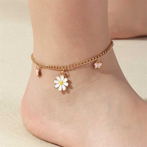 anklets white flower butterfly pendant ankle bracelet fashion gold color anklet chain for women summer beach party jewelry accessories 23060, Red;blue
anklets white flower butterfly pendant ankle bracelet fashion gold color anklet chain for women summer beach party jewelry accessories 23060, Red;blue