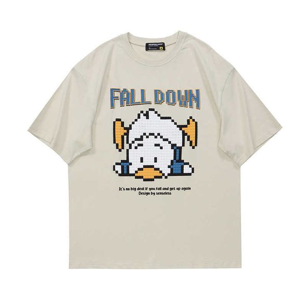 men's designer t-shirt cartoon print short sleeve lazy couple casual comfortable t-shirt summer fashion t-shirt, White;black
men's designer t-shirt cartoon print short sleeve lazy couple casual comfortable t-shirt summer fashion t-shirt, White;black