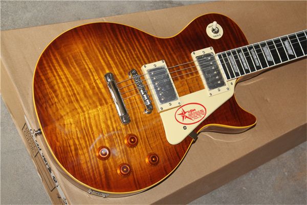 one piece mahogany body & one piece neck tiger flame maple 1959 r9 standard electric guitar ebony fingerboard brown aaa+
one piece mahogany body & one piece neck tiger flame maple 1959 r9 standard electric guitar ebony fingerboard brown aaa+