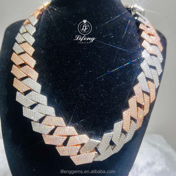 pass diamond test luxury customize moissanite 18mm wide solid silver cuban link chain for mens hip hop necklace
pass diamond test luxury customize moissanite 18mm wide solid silver cuban link chain for mens hip hop necklace