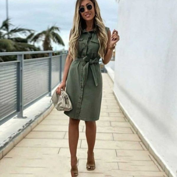 2023 new summer women's mid waist hine drawstring sleeveless short skirt green cotton color fashion dress slimming beach dresses587, White;black
2023 new summer women's mid waist hine drawstring sleeveless short skirt green cotton color fashion dress slimming beach dresses587, White;black