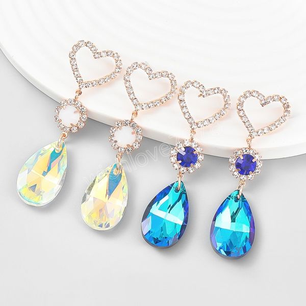 summer fashion metal rhinestones heart love dangle earrings party statement earrings women's elegant jewelry, Silver
summer fashion metal rhinestones heart love dangle earrings party statement earrings women's elegant jewelry, Silver