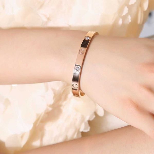 high version titanium steel bracelet women's ins fashion handwear small design rose gold inlaid diamond mesh red non dropping color cli, Black
high version titanium steel bracelet women's ins fashion handwear small design rose gold inlaid diamond mesh red non dropping color cli, Black