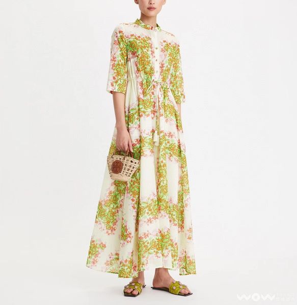 women designer summer dress clothing floral cotton shirt dress fringe print long dress colorful dress, Black;gray
women designer summer dress clothing floral cotton shirt dress fringe print long dress colorful dress, Black;gray