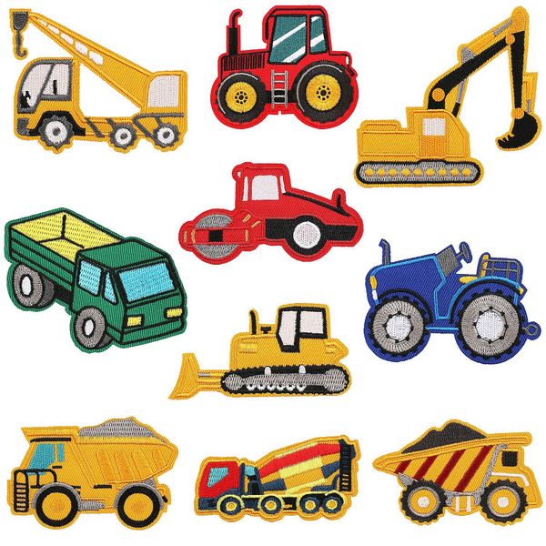 notions kids engineering vehicle iron on patches embroidered patch sew on diy badge appliques car tractor truck decoration patches for hats, Black
notions kids engineering vehicle iron on patches embroidered patch sew on diy badge appliques car tractor truck decoration patches for hats, Black