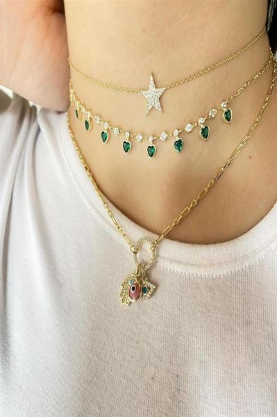 2021 gold metal color red blue green white heart drop charm cz station link chain choker necklace for 2021 valentines day gift193x3032636, Silver
2021 gold metal color red blue green white heart drop charm cz station link chain choker necklace for 2021 valentines day gift193x3032636, Silver