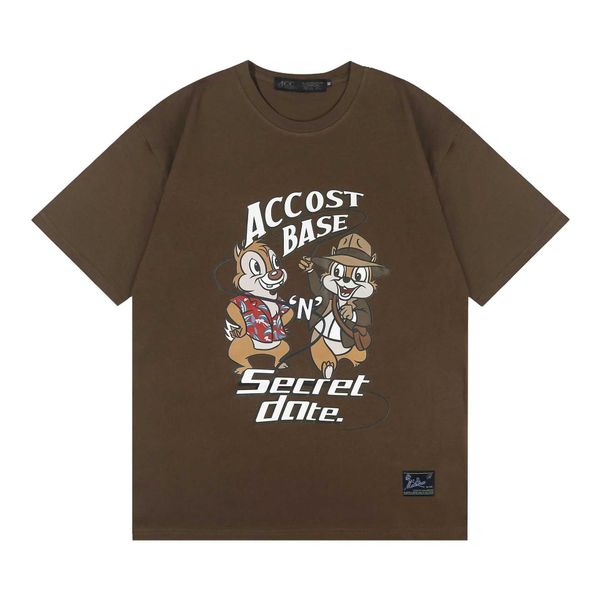 access 270g american fun printed short sleeve t-shirt men's vintage fashion couple loose fit, White;black
access 270g american fun printed short sleeve t-shirt men's vintage fashion couple loose fit, White;black