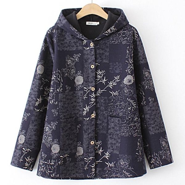 coats 4xl plus size coat women clothing loose hooded floral print cotton linen jacket winter middle and old age fleece warm outerwear, Black
coats 4xl plus size coat women clothing loose hooded floral print cotton linen jacket winter middle and old age fleece warm outerwear, Black