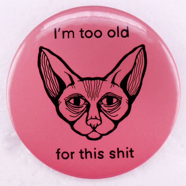 too old tinplate brooch cute anime movies games hard enamel pins collect cartoon brooch backpack hat bag collar lapel badges, Blue
too old tinplate brooch cute anime movies games hard enamel pins collect cartoon brooch backpack hat bag collar lapel badges, Blue