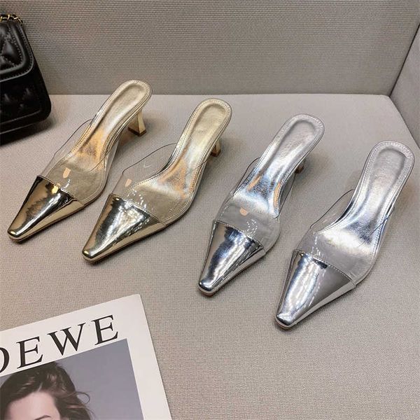 slippers transparent heel 2023 summer new shoes women elegant street style sandals square toe mules outdoor slingback 230511, Black
slippers transparent heel 2023 summer new shoes women elegant street style sandals square toe mules outdoor slingback 230511, Black