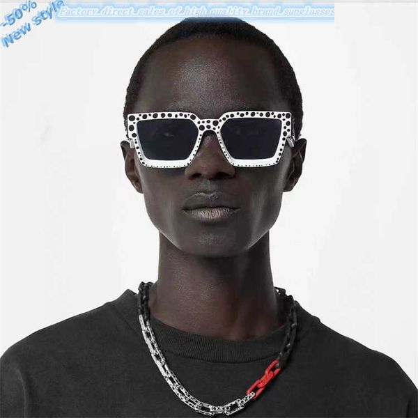luxury brands design sunglasses new plate square sunglass ins popular with z1910e millionaire sunglass for men and women, White;black
luxury brands design sunglasses new plate square sunglass ins popular with z1910e millionaire sunglass for men and women, White;black