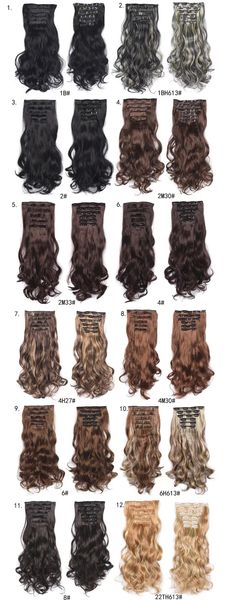 24inch 140g 6pcs/set with 16clips synthetic clip in hair high temprature fiber long weavy curly colors to choose, Black;brown
24inch 140g 6pcs/set with 16clips synthetic clip in hair high temprature fiber long weavy curly colors to choose, Black;brown