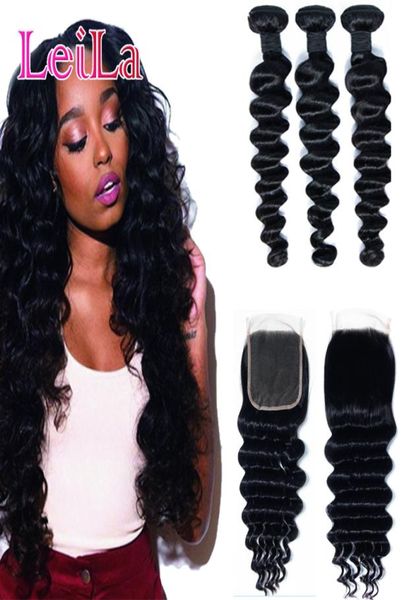 leila hair loose deep wave 3 bundles with closure human hair brazilian weave bundles with closure 44 remy hair extension4104618, Black;brown
leila hair loose deep wave 3 bundles with closure human hair brazilian weave bundles with closure 44 remy hair extension4104618, Black;brown