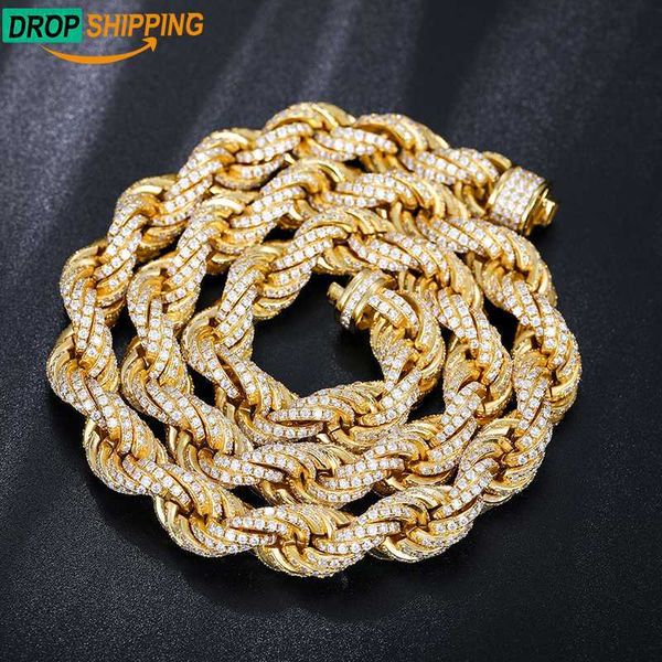 dropshipping pass diamond tester iced out moissanite rope chain 925 sterling silver lab gemstone twist necklace for men
dropshipping pass diamond tester iced out moissanite rope chain 925 sterling silver lab gemstone twist necklace for men