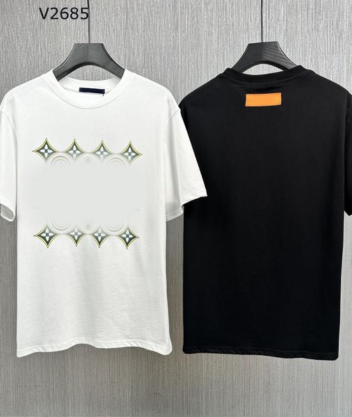 male senior designer men's t-shirt fashion casual women's short sleeve round neck shirt colorful pattern letter printing cotton do, White;black
male senior designer men's t-shirt fashion casual women's short sleeve round neck shirt colorful pattern letter printing cotton do, White;black