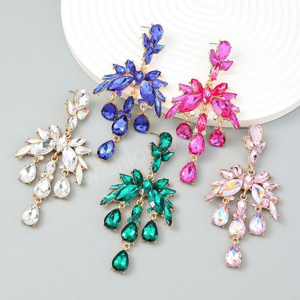 fashion metal rhinestone geometric dangle earrings party luxury jewelry women exaggerated accessories, Silver
fashion metal rhinestone geometric dangle earrings party luxury jewelry women exaggerated accessories, Silver