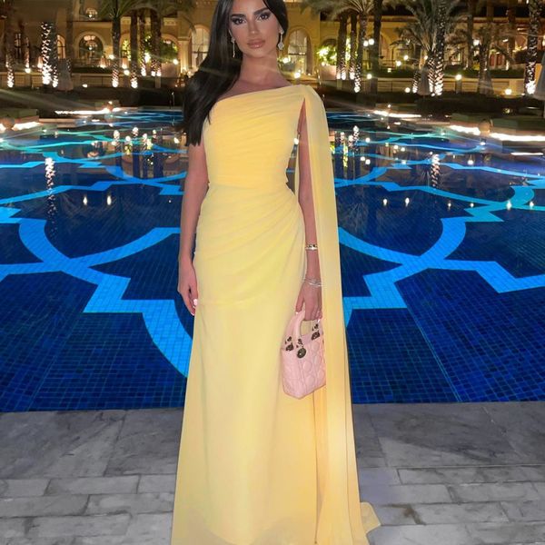 one shoulder yellow evening dresses a line sleeveless sheath tulle pleated party prom gowns robe de soiree 2023, Black;red
one shoulder yellow evening dresses a line sleeveless sheath tulle pleated party prom gowns robe de soiree 2023, Black;red