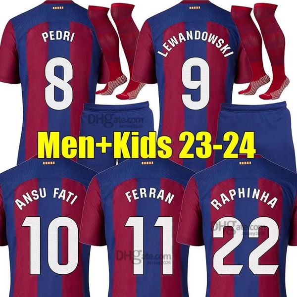 23 24 lewandowski barcelonas soccer jerseys pedri ferran r. araujo christensen o. dembele memphis dest gavi maillots football shirt kit unif, Black;yellow
23 24 lewandowski barcelonas soccer jerseys pedri ferran r. araujo christensen o. dembele memphis dest gavi maillots football shirt kit unif, Black;yellow