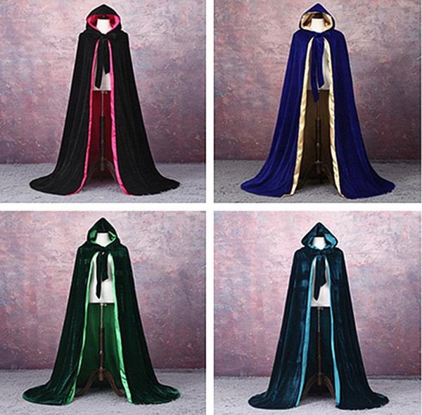 2020 new elegant hooded wedding cloak winter long velvet cape lined with satin bride7720588, White
2020 new elegant hooded wedding cloak winter long velvet cape lined with satin bride7720588, White