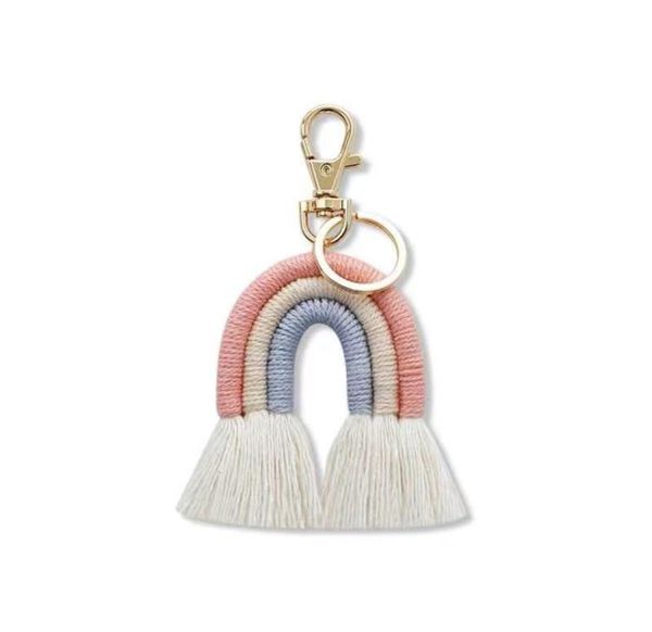 nordic style pendant bohemian fringed ladies car bag ornaments ethnic style rainbow schoolbag keychain3788912, Silver
nordic style pendant bohemian fringed ladies car bag ornaments ethnic style rainbow schoolbag keychain3788912, Silver