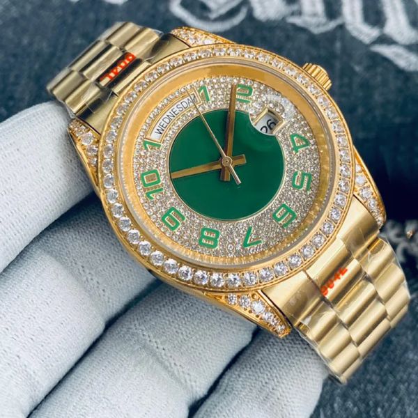 diamond watch mens automatic mechanical watches 41mm sapphire women wristwatch waterproof 904l stainless steel montre de luxe, Slivery;brown
diamond watch mens automatic mechanical watches 41mm sapphire women wristwatch waterproof 904l stainless steel montre de luxe, Slivery;brown