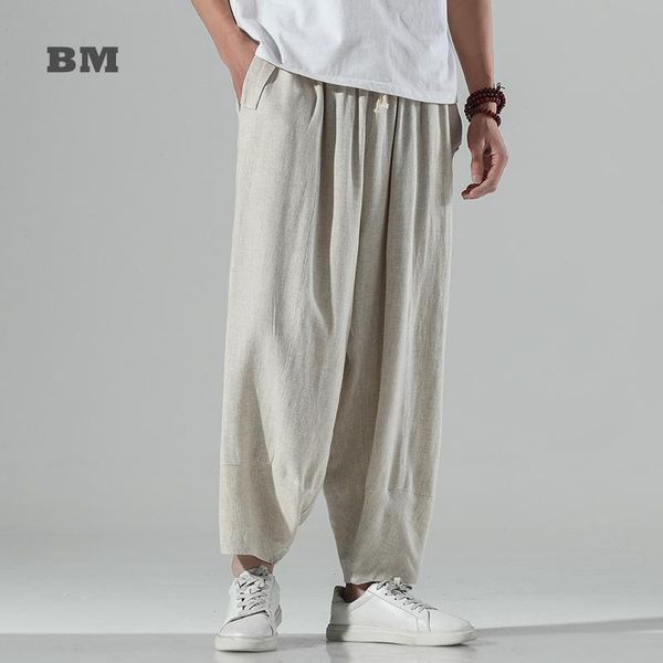 pants 2021 summer thin cotton linen casual cropped trousers chinese style zen clothes loose plus size harem pants oversized men, Black
pants 2021 summer thin cotton linen casual cropped trousers chinese style zen clothes loose plus size harem pants oversized men, Black