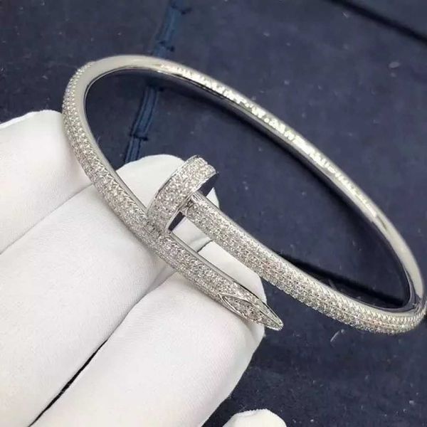 eller c card nail full diamond bracelet simple fashion couple style copper micro inlaid zircon plating, Black
eller c card nail full diamond bracelet simple fashion couple style copper micro inlaid zircon plating, Black