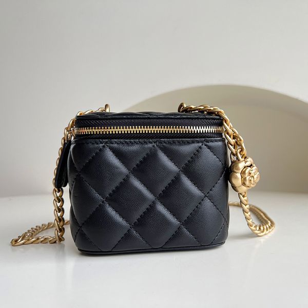 designer clutch with chain bag lambskin cosmetic bags 10a luxury camellia regulating chain vanity case with box c064
designer clutch with chain bag lambskin cosmetic bags 10a luxury camellia regulating chain vanity case with box c064