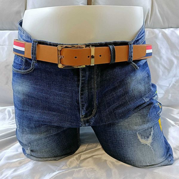 luxury designer belt men fashion needle buckle belts men's women three color stripe matching genuine leather belt dress jeans waistband, Black;brown
luxury designer belt men fashion needle buckle belts men's women three color stripe matching genuine leather belt dress jeans waistband, Black;brown