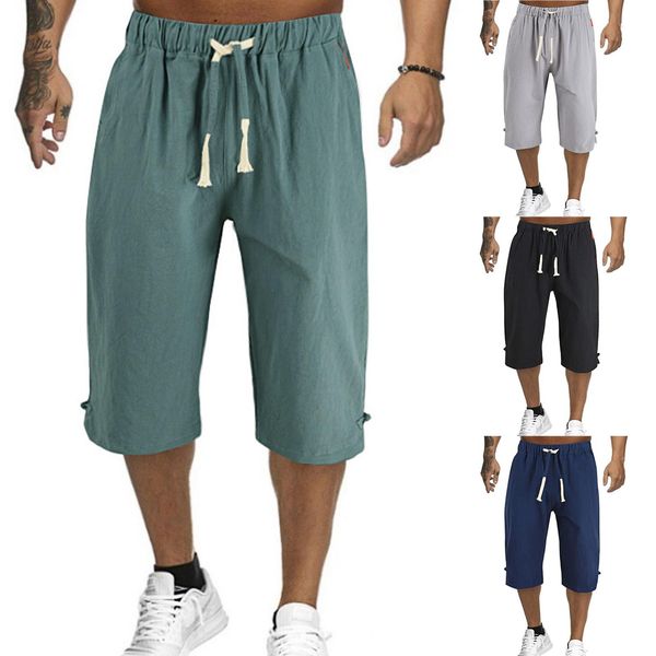 pants 2022 new sale summer casual cropped pants men fashion style man bermuda breathable elastic waist men linen pants 5xl, Black
pants 2022 new sale summer casual cropped pants men fashion style man bermuda breathable elastic waist men linen pants 5xl, Black
