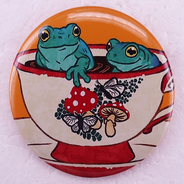 mushroom frog tinplate brooch cute anime movies games hard enamel pins collect cartoon brooch backpack hat bag collar lapel badges, Blue
mushroom frog tinplate brooch cute anime movies games hard enamel pins collect cartoon brooch backpack hat bag collar lapel badges, Blue