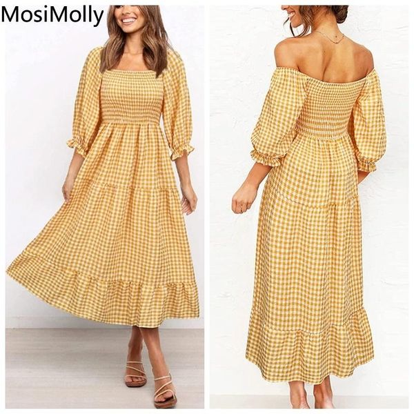 dresses cotton plaid dress women casual day dress 2022 summer dress midi dress shirred smock dress female vestidos s4xl, Black;gray
dresses cotton plaid dress women casual day dress 2022 summer dress midi dress shirred smock dress female vestidos s4xl, Black;gray