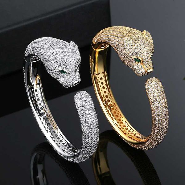 original products c card leopard head bracelet open full diamond 2023 new light luxury money dominant ring green eyes, Black
original products c card leopard head bracelet open full diamond 2023 new light luxury money dominant ring green eyes, Black