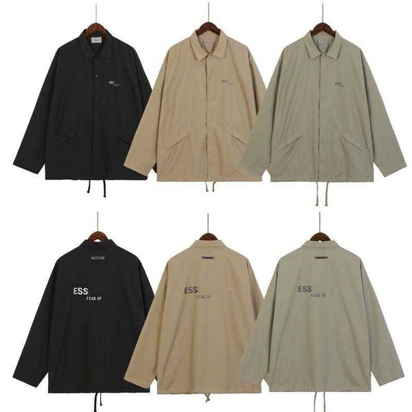 summer thin zipper jacket fashion reflective letter cardigan coat designer jackets mens loose casual windbreaker long sleeved top, Black;brown
summer thin zipper jacket fashion reflective letter cardigan coat designer jackets mens loose casual windbreaker long sleeved top, Black;brown