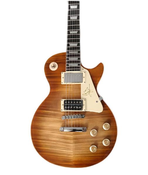 new arrival 1959 jimmy page tiger flame maple-light brown sun burst electric guitar mahogany body, chrome hardware258
new arrival 1959 jimmy page tiger flame maple-light brown sun burst electric guitar mahogany body, chrome hardware258