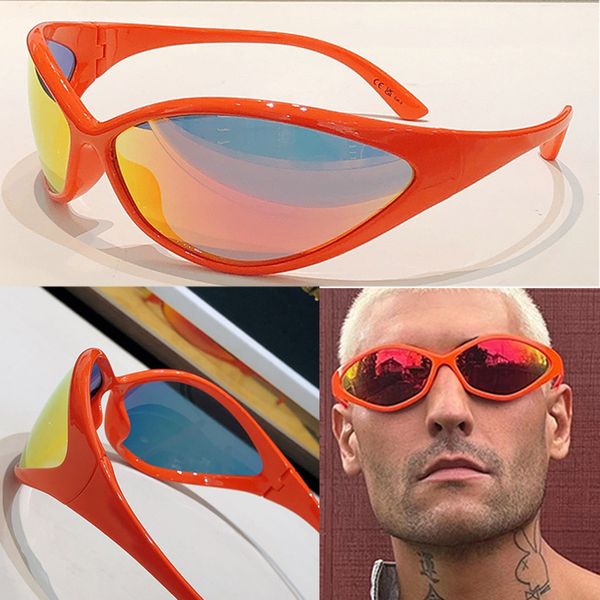 90s oval sunglasses in fluo orange 0285s wave mask sunglasses designer mens sunglasses red lens oval frame 2023 series runway style womens c, White;black
90s oval sunglasses in fluo orange 0285s wave mask sunglasses designer mens sunglasses red lens oval frame 2023 series runway style womens c, White;black
