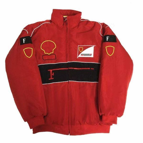 f1 racing suit long-sleeved jacket retro motorcycle team winter cotton clothing embroidered warm gkre, Black;brown
f1 racing suit long-sleeved jacket retro motorcycle team winter cotton clothing embroidered warm gkre, Black;brown