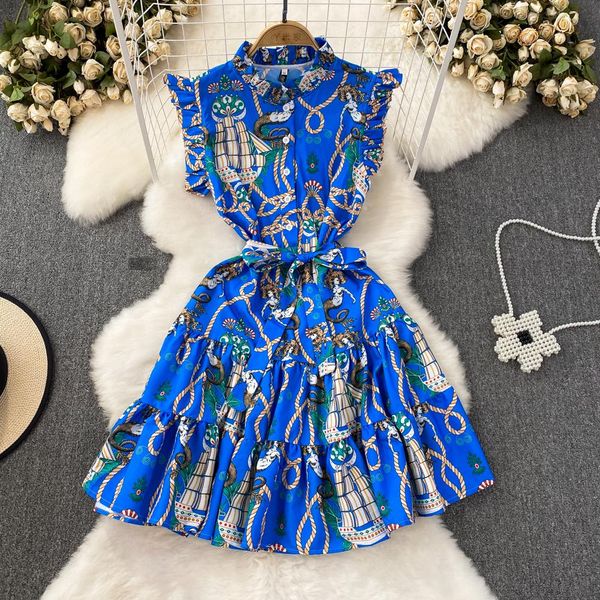 casual dresses runway floral print beach dress women 2023 summer sleeveless ruffle lace up bow belt a line short mini shirt dresses, Black;gray
casual dresses runway floral print beach dress women 2023 summer sleeveless ruffle lace up bow belt a line short mini shirt dresses, Black;gray
