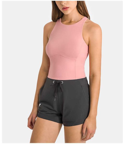 l-018 yoga womens clothing yoga gym sports bra outdoor jogging fitness tank women's underwear round collar vest with chest pad summer
l-018 yoga womens clothing yoga gym sports bra outdoor jogging fitness tank women's underwear round collar vest with chest pad summer