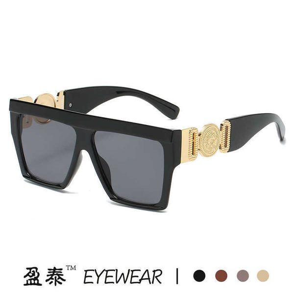 2022 new head personalized large frame sunglasses fashion street p glasses, White;black
2022 new head personalized large frame sunglasses fashion street p glasses, White;black
