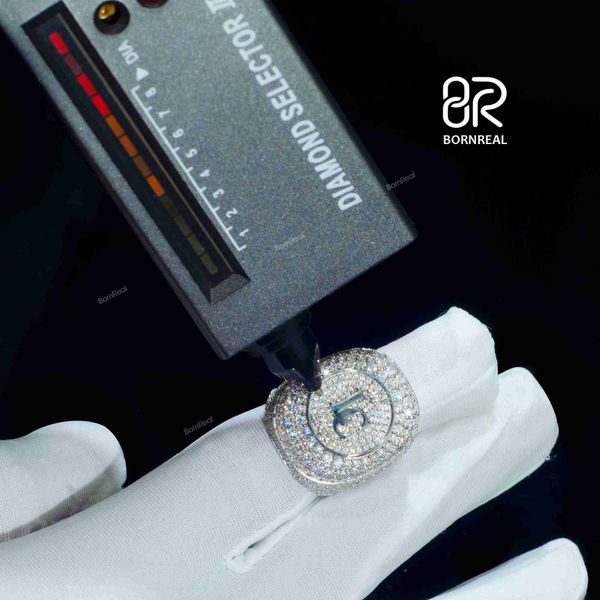 custom design vvs moissanite hip hop letter ring karat 10k 14k real solid gold pass diamond tester iced out fine jewelry, Silver
custom design vvs moissanite hip hop letter ring karat 10k 14k real solid gold pass diamond tester iced out fine jewelry, Silver